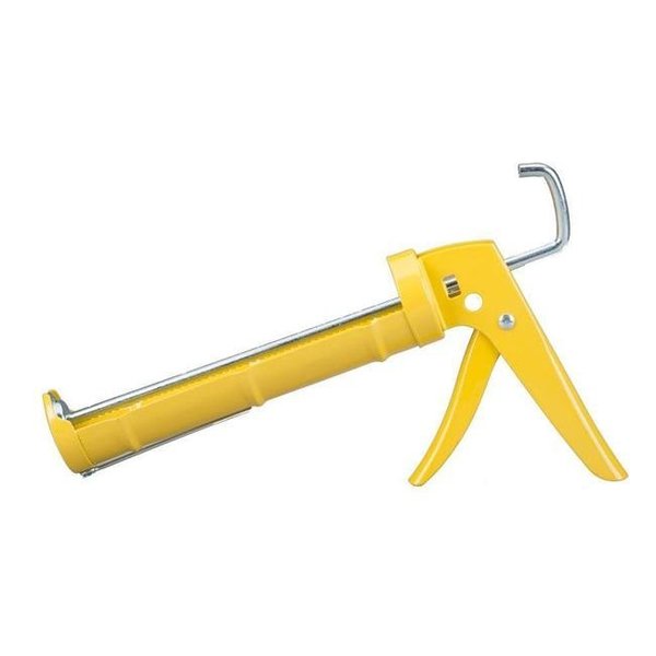 Dripless Dripless 273644 10 oz Ratchet Rod 10-1 Ratio Caulk Gun  Yellow 764509013205